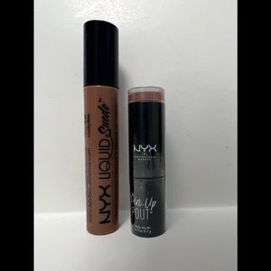 NYX Liquid Suede Cream Lipstick + Pin-Up Pout Lipstick Bundle